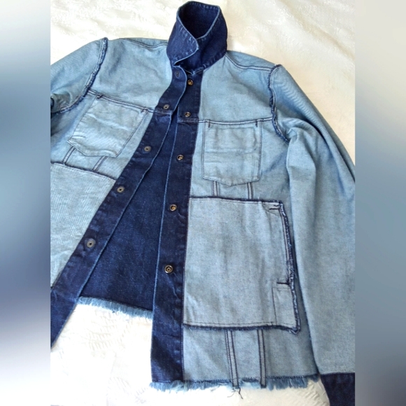 "NWOT" Marques' Almeida Designer Denim Jacket - Picture 12 of 16